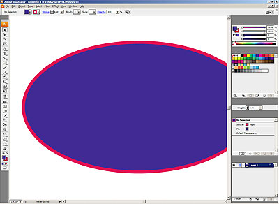 Adobe Illustratior CS3 screen
